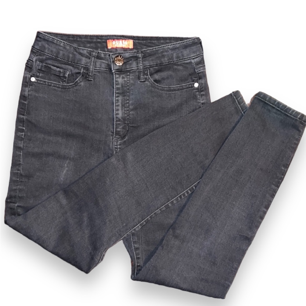 Guess Black High Waisted Jeans, Size 5/6